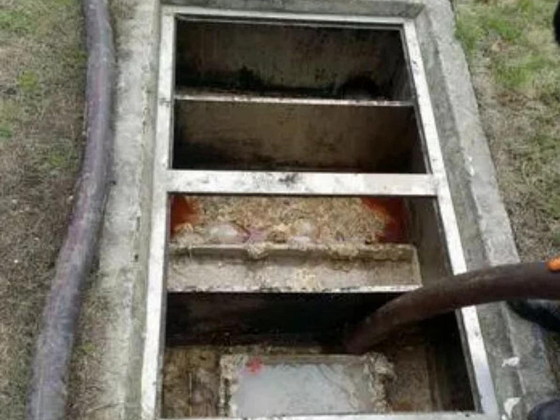 红桥隔油池清理